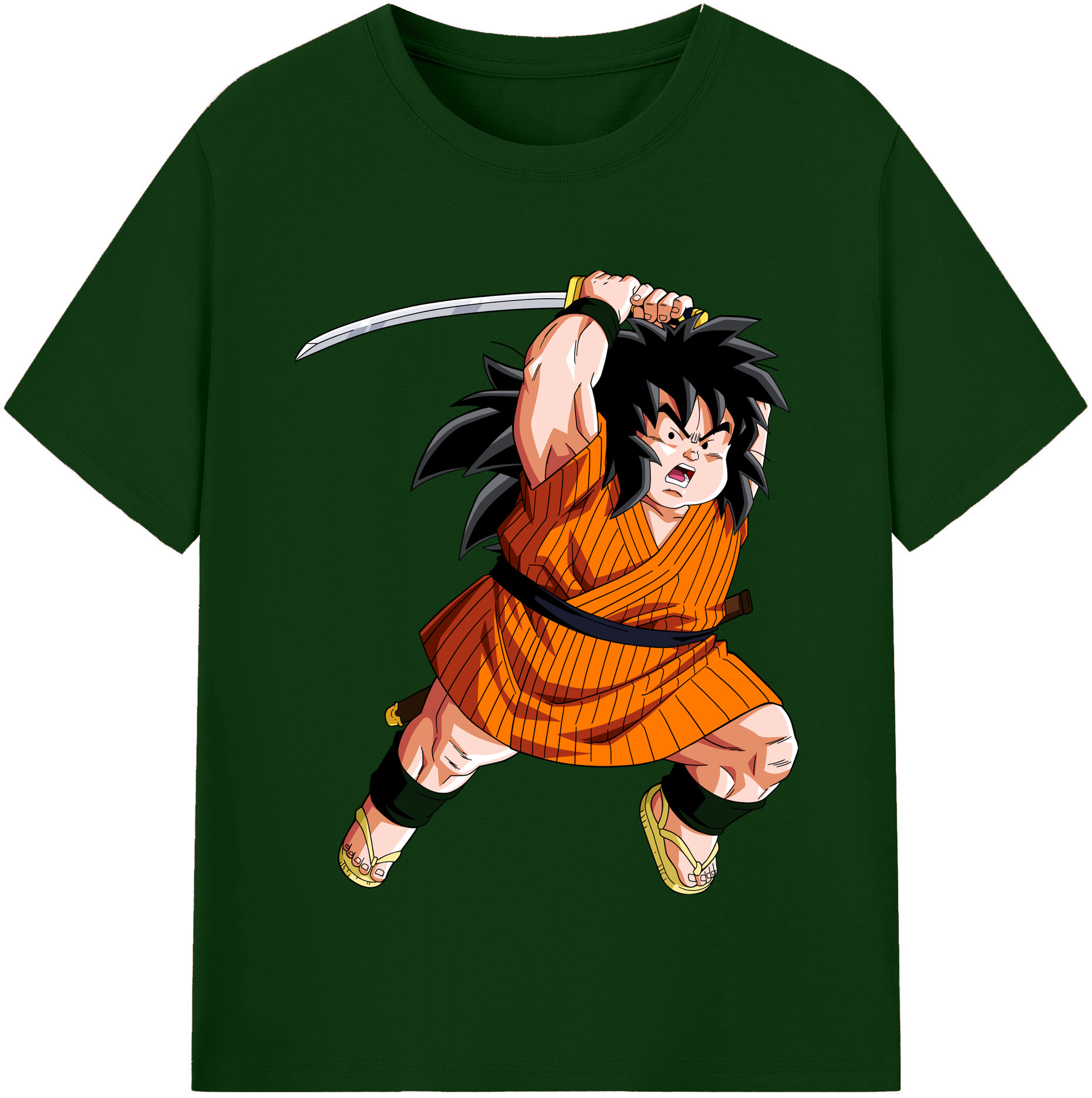 （画像用） ドラゴンボール やじろべえ DRAGON BALL Yajirobe 綿100％半袖Tシャツ（フロントプリント）